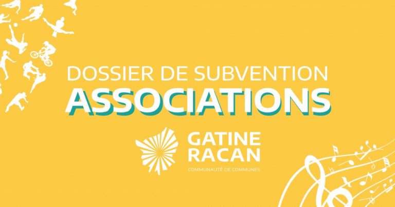 Chris Racan Envoi des dossiers de subventions d'associations - Gâtine Racan